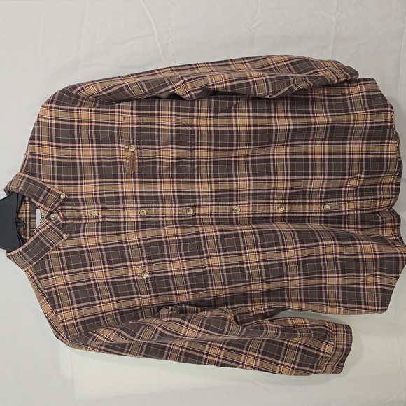 Carhartt Other - Carhartt Men's XL Brown Plaid Flannel w/Chest Poackets